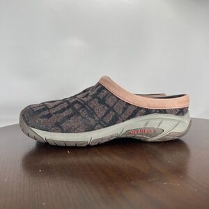 Merrell Encore‎ Clog Shoes Women's 8.5 Brown Comfort Mule Slip On Slide SJ69388